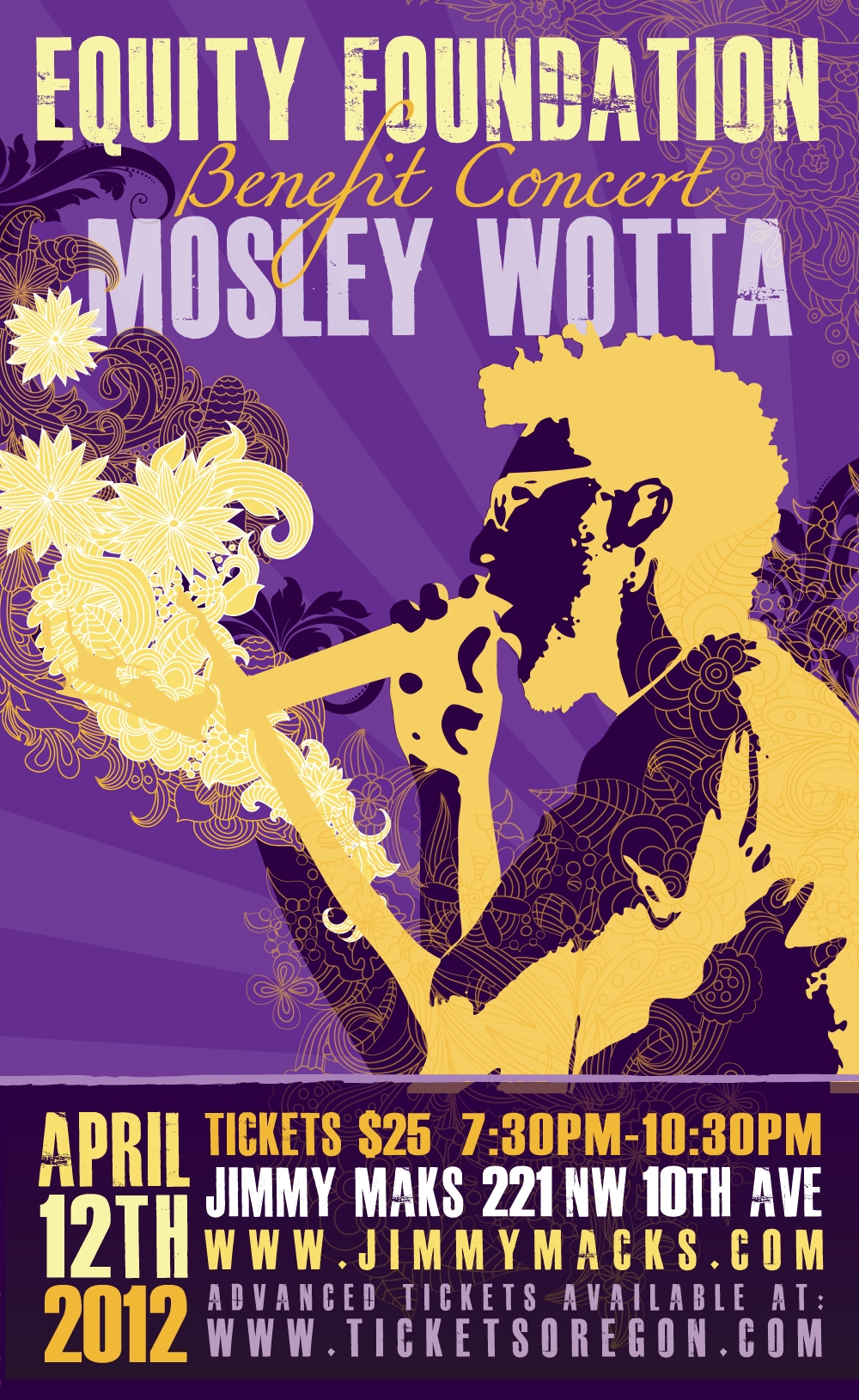 Mosley Wotta does benefit concert for Equity on April 12